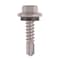 Teks Elite Teks Elite No. 12 X 1-1/2 in. L Hex Drive Hex Washer Head Self Tapping Roofing Screws 21472 - alternate 2